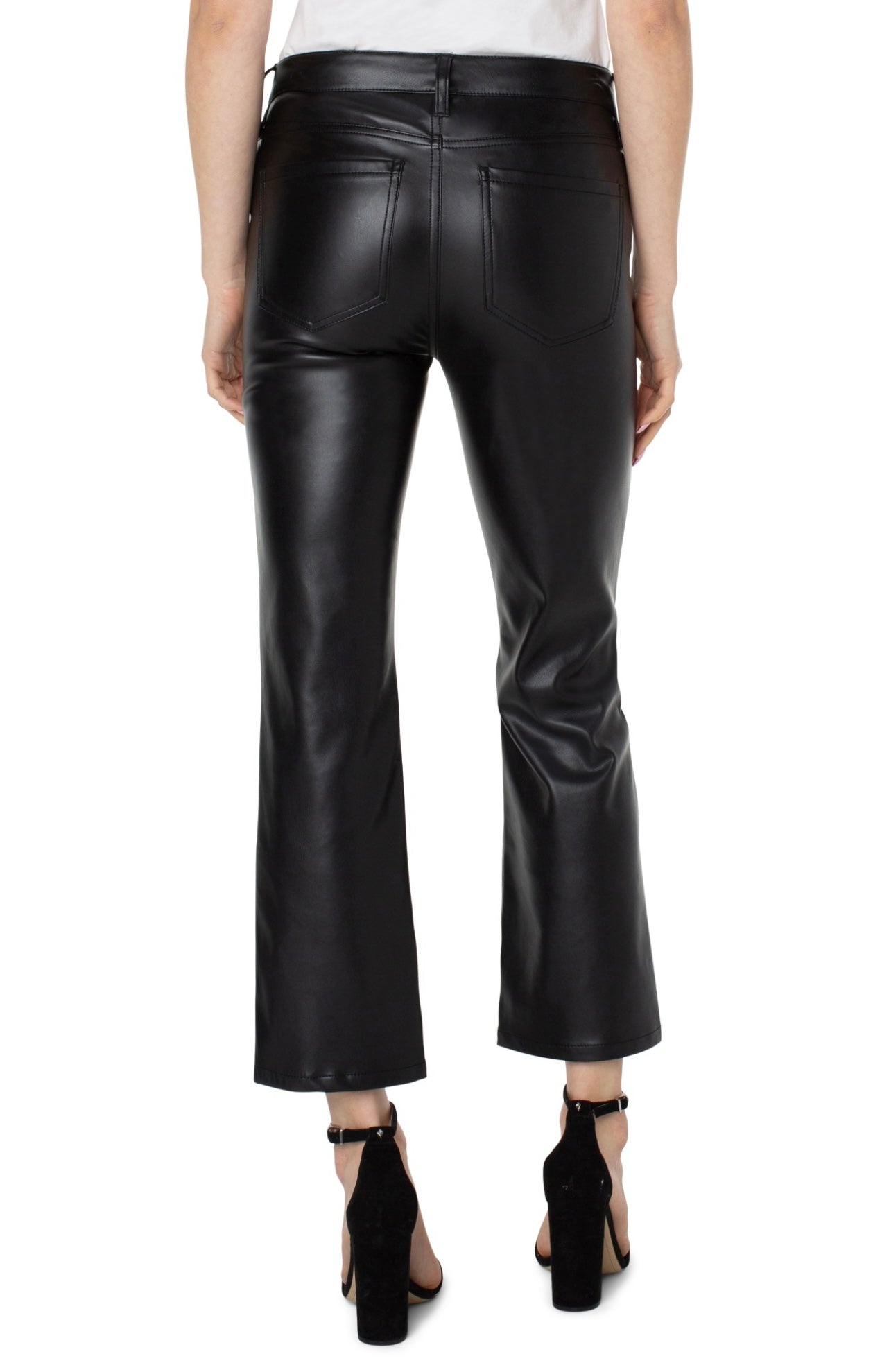 Hannah Leather Flares