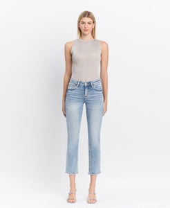 MR Crop Slim Straight Jeans