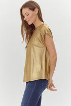 All About Shimmer Top