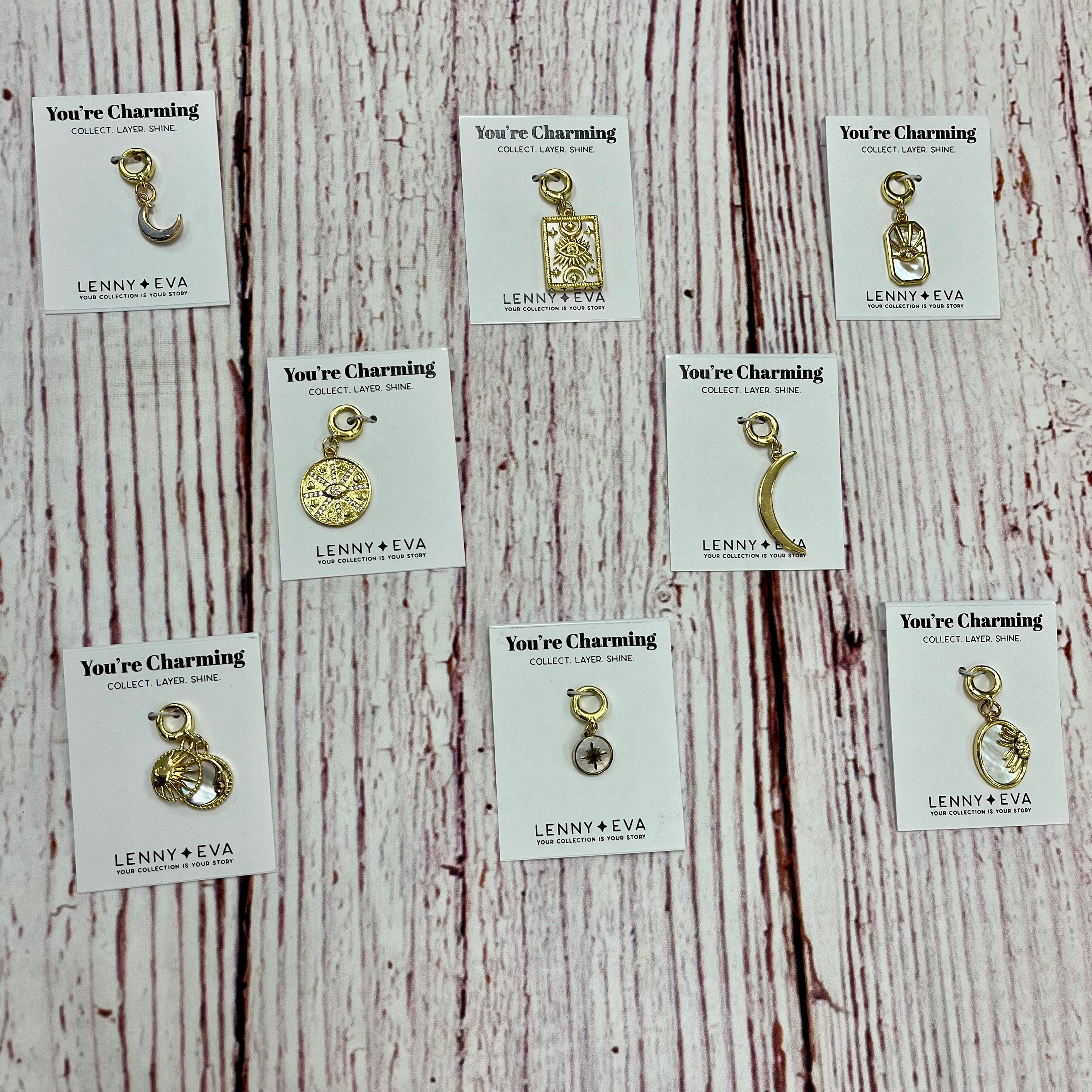 Lenny & Eva Charms