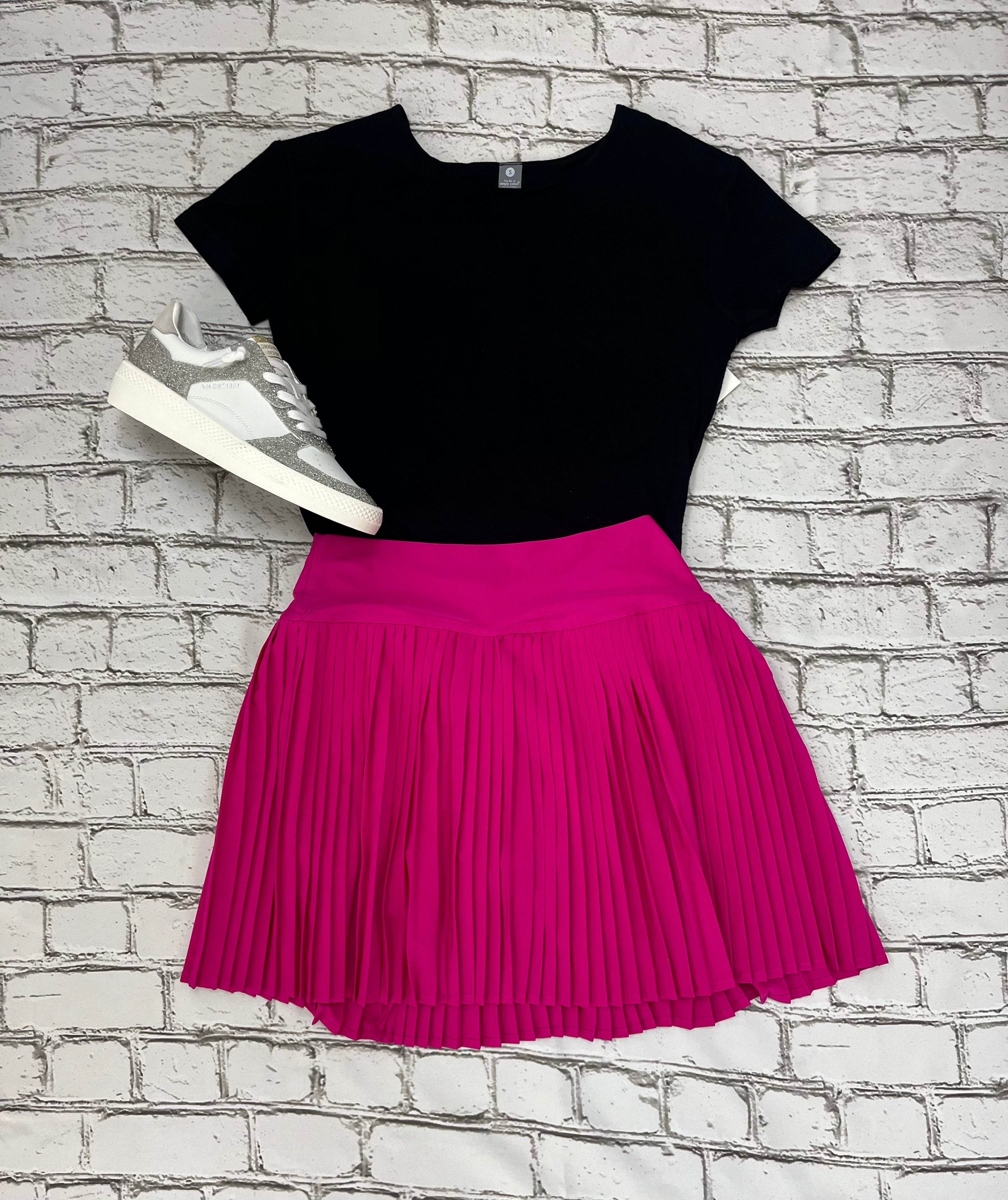Pleated in Pink Skort