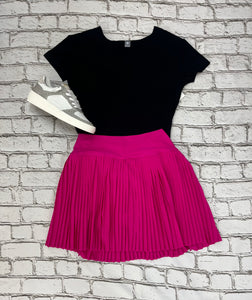 Pleated in Pink Skort