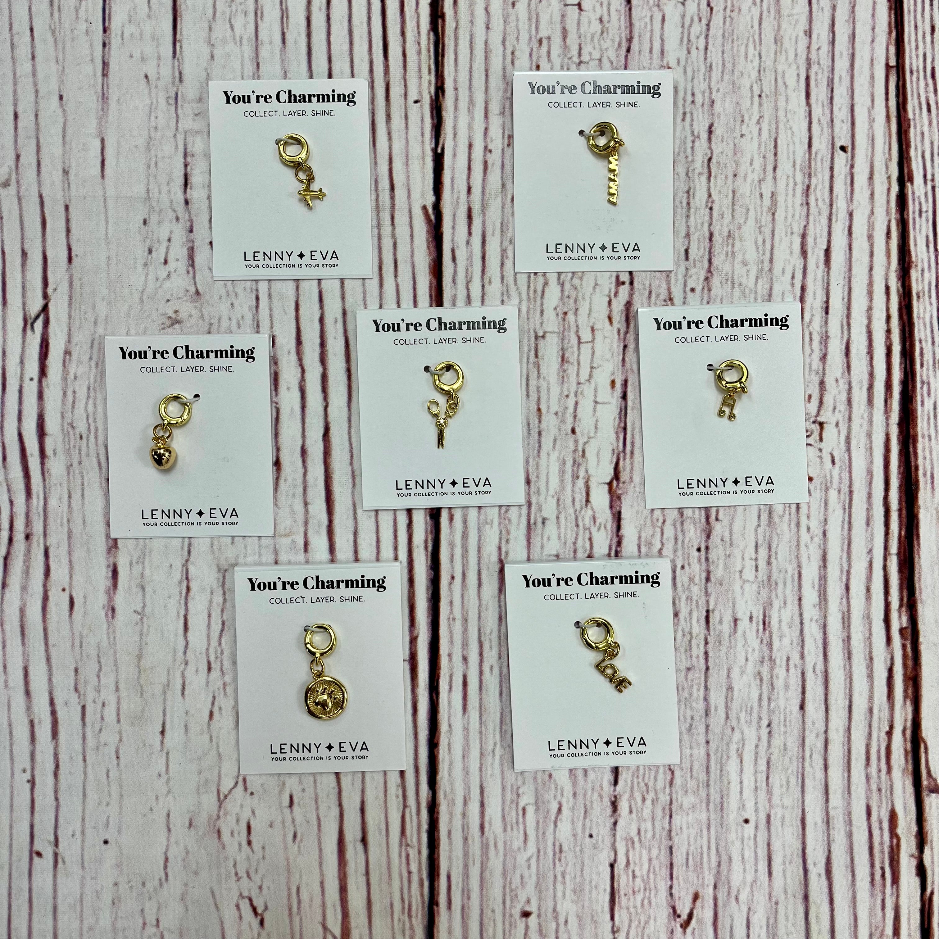 Lenny & Eva Charms
