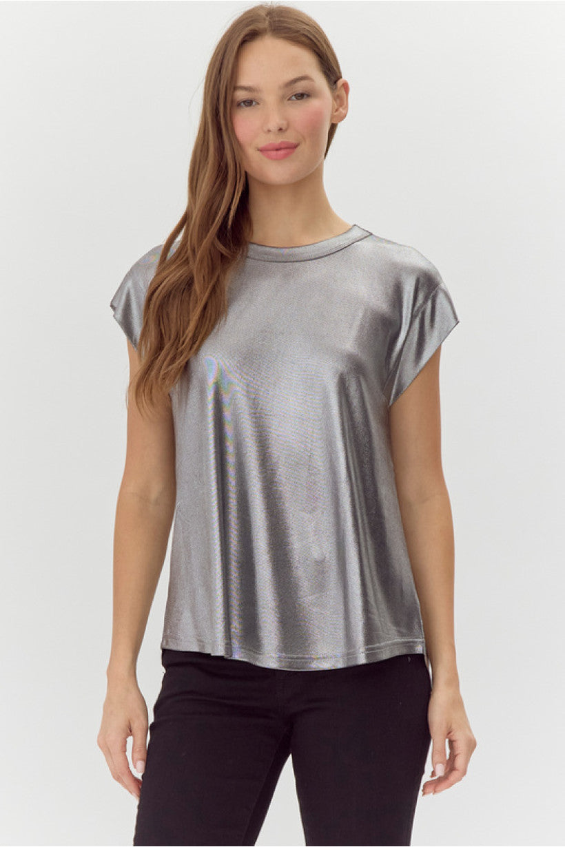 All About Shimmer Top