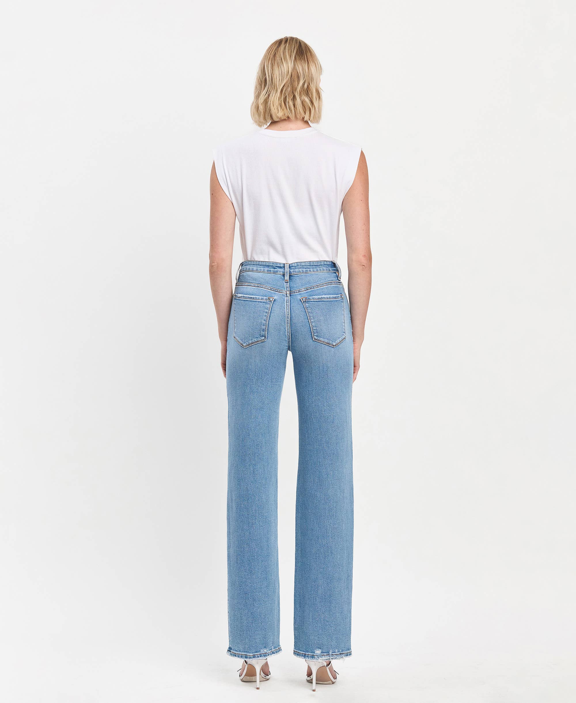 HR Slim Wide Leg Jeans