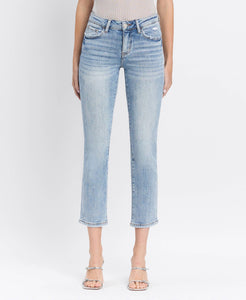 MR Crop Slim Straight Jeans