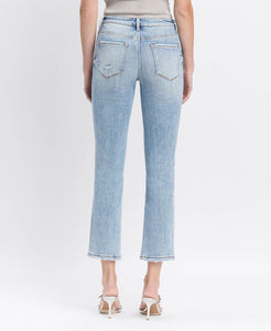 MR Crop Slim Straight Jeans