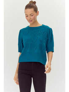 Teal Time Sweater